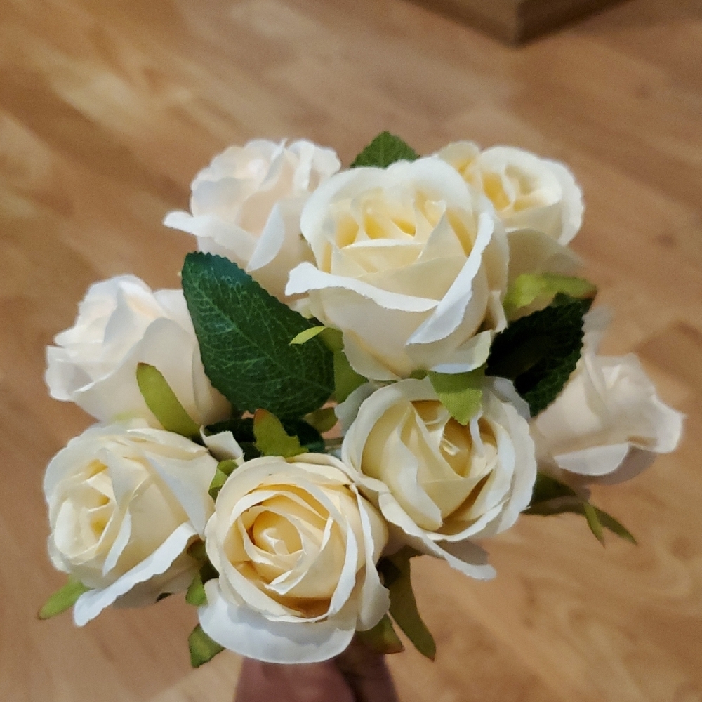 Peach Artificial Roses